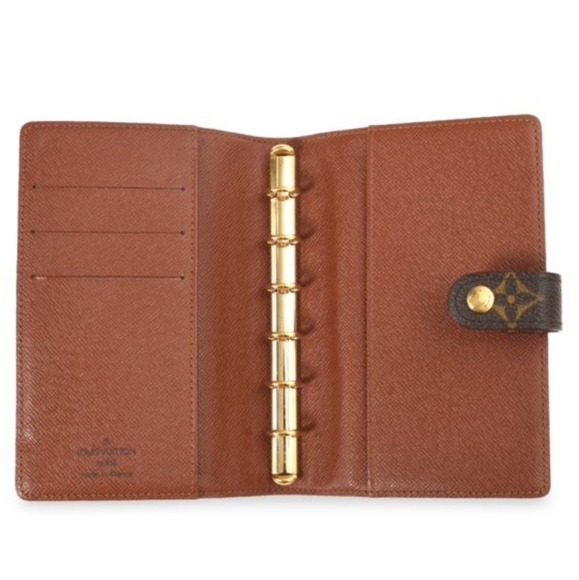 LOUIS VUITTON Small Ring Coated Canvas Agenda Cover - Picture 3 of 10